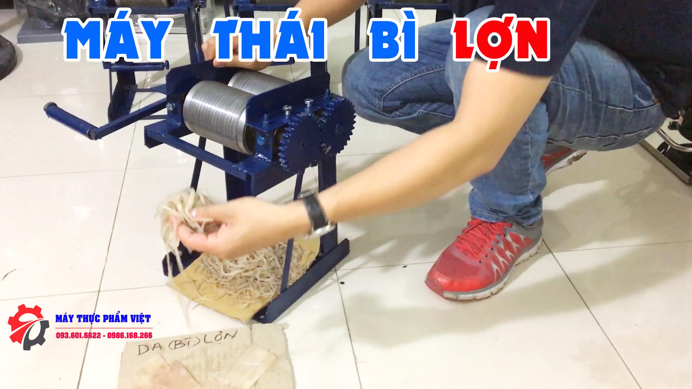 MÁY THÁI BÌ LỢN LÀM NEM BẰNG TAY - CỦA ĐÁNG ĐỒNG TIỀN