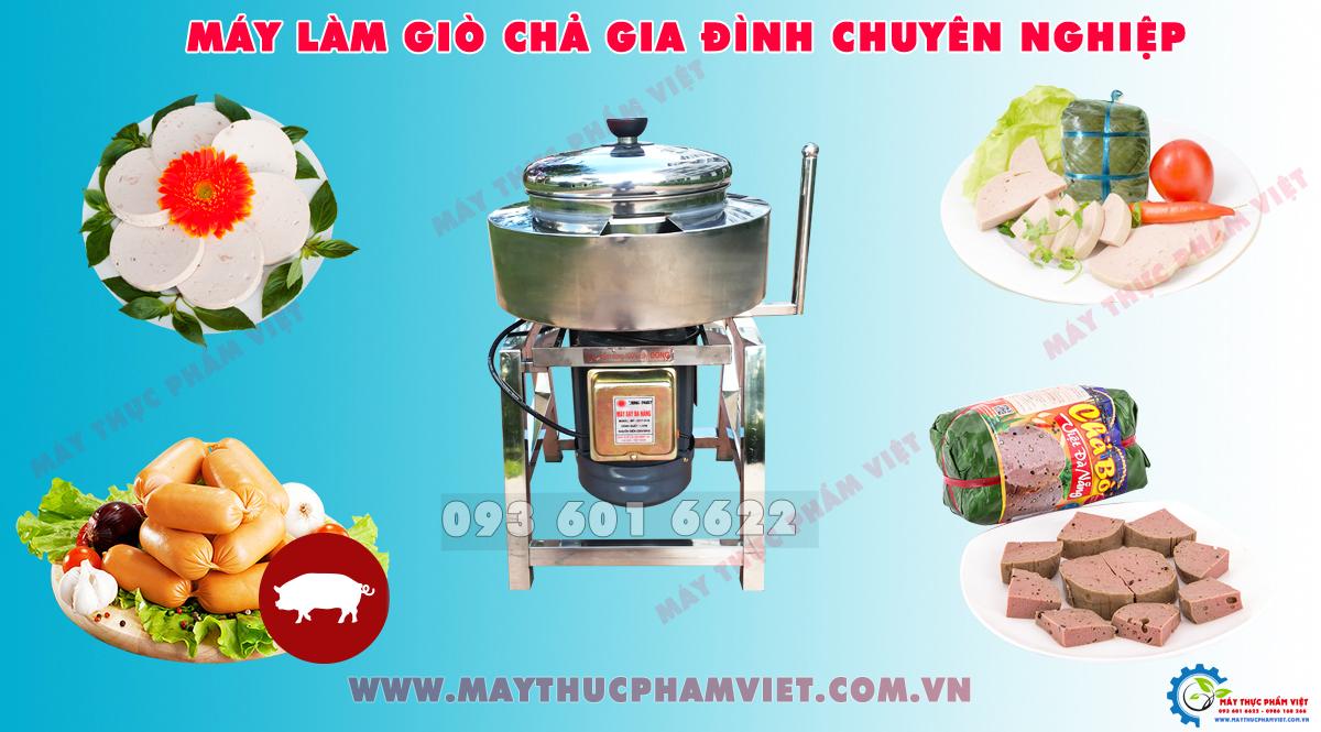 Máy Xay Chả Lụa - Chả Cá Gia Đình 2 Lớp Thế Hệ Mới - Siêu Tốt